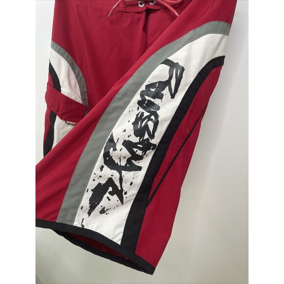 Y2K VTG Rusty Boardshorts Sz 46 Surfing Beach Swim Trunk Shorts No Lining Pocket - Picture 4 of 16